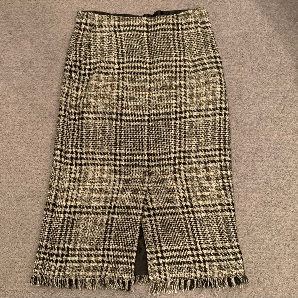 MNG by Mango tweed midi skirt